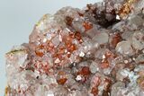 Vanadinite and Calcite Crystal Association - San Carlos Mine #183737-3